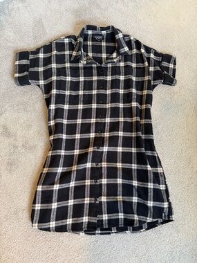 Known Supply Buffalo Plaid Dress
